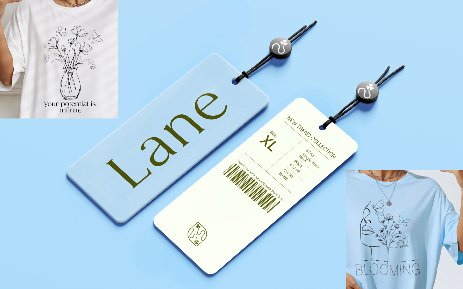 Lane Brand Identity & Custom Merch cover