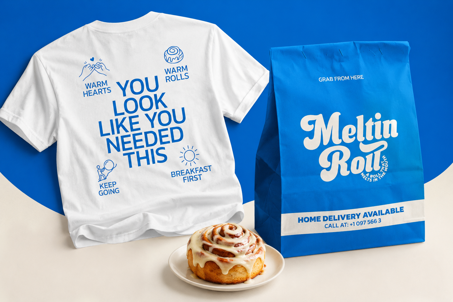 Meltin Roll Brand Identity & Custom Merch cover
